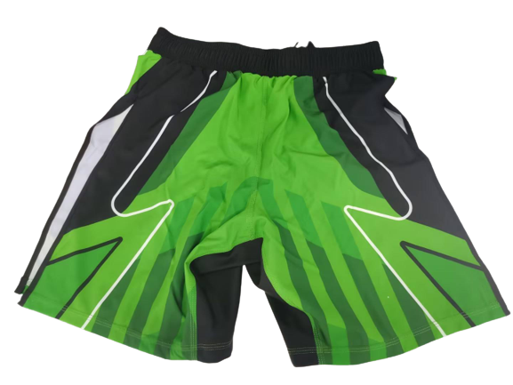 Green High Split MMA Shorts - BattleReady Fightwear