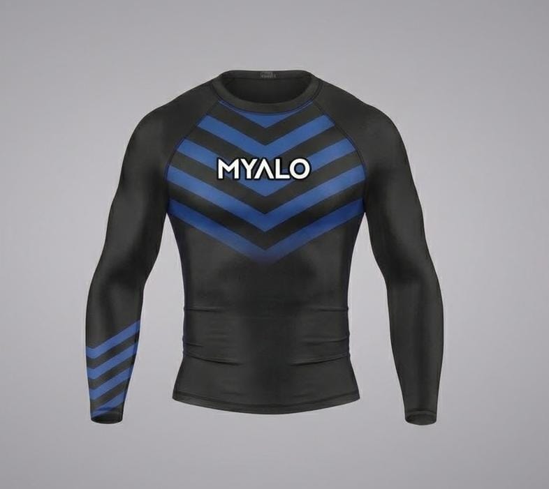 Myalo Blue Ranked Rashguard