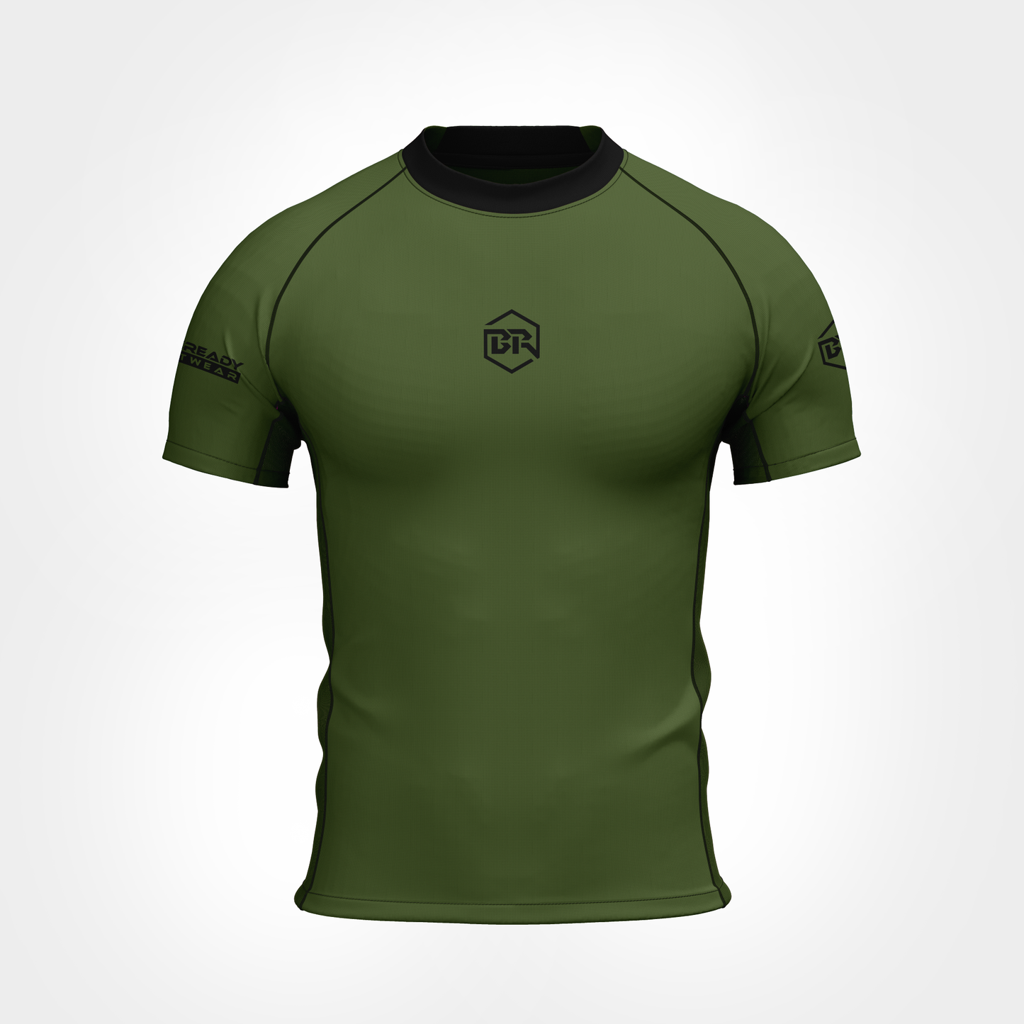 BR Khaki Rash guard - BattleReady Fightwear