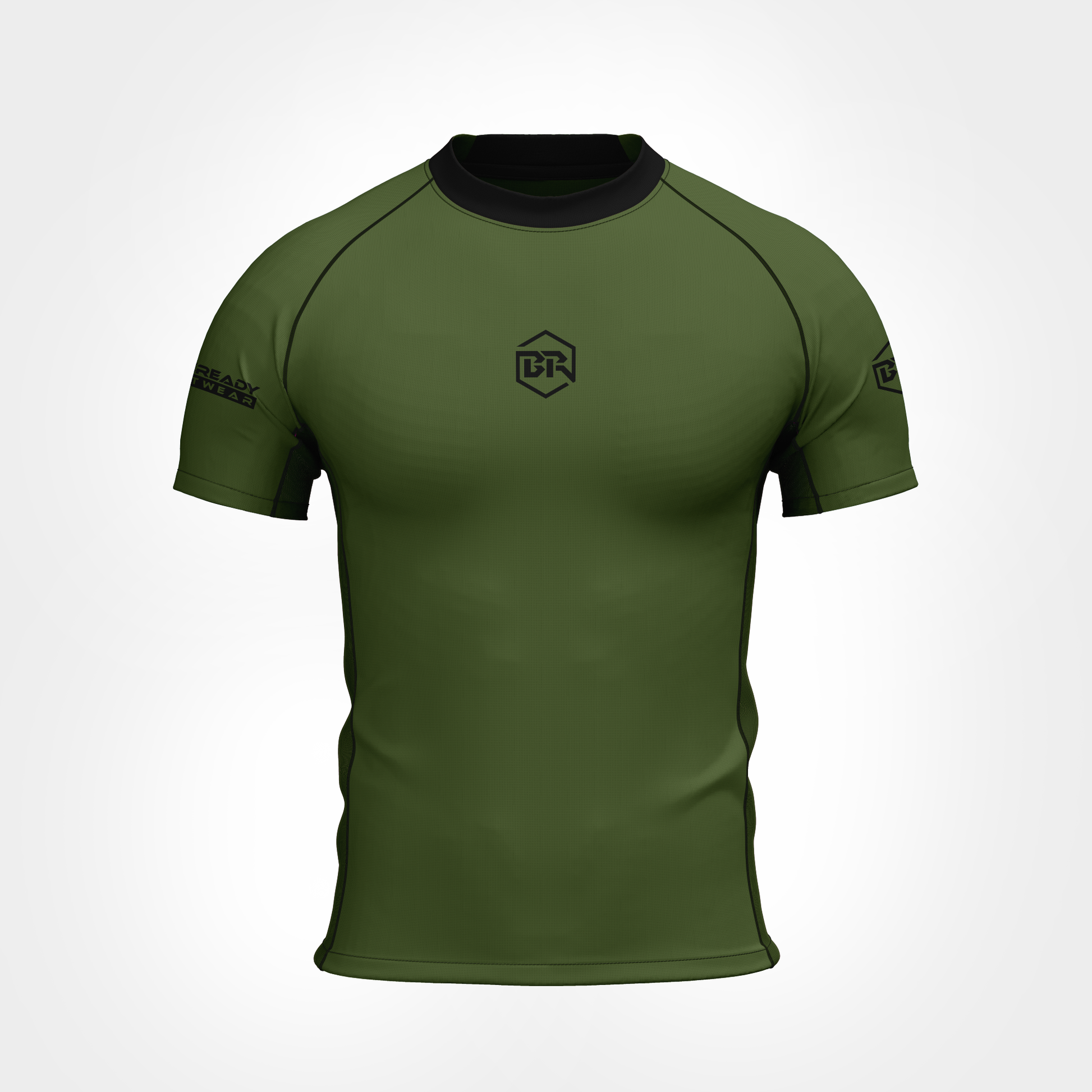 BR Khaki Rash guard - BattleReady Fightwear