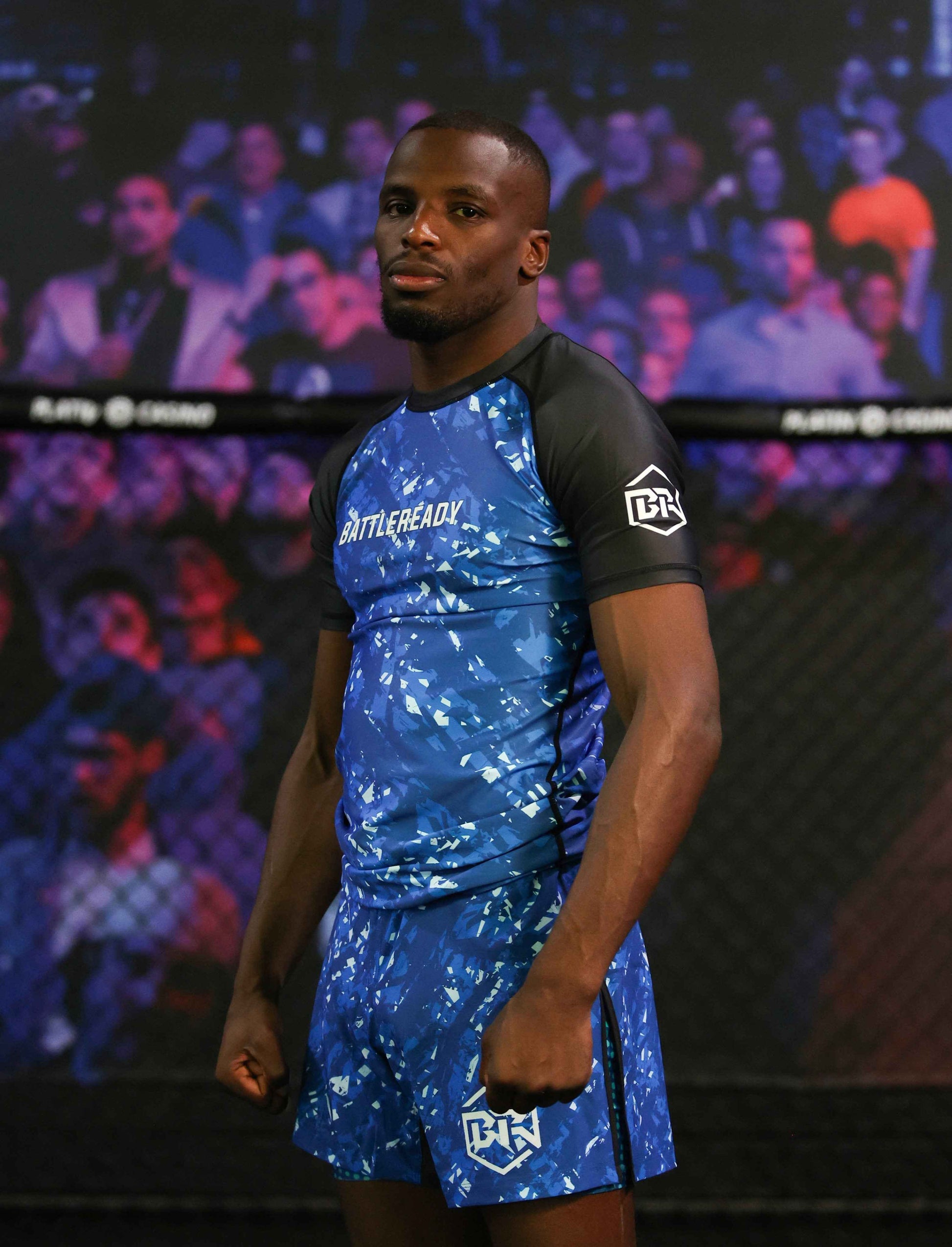 Blue High Split Shorts V2