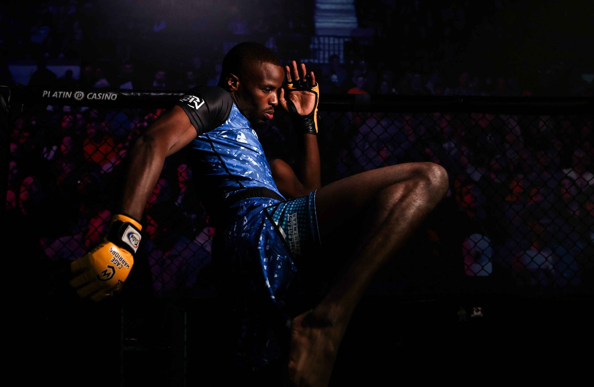 Blue High Split Shorts V2