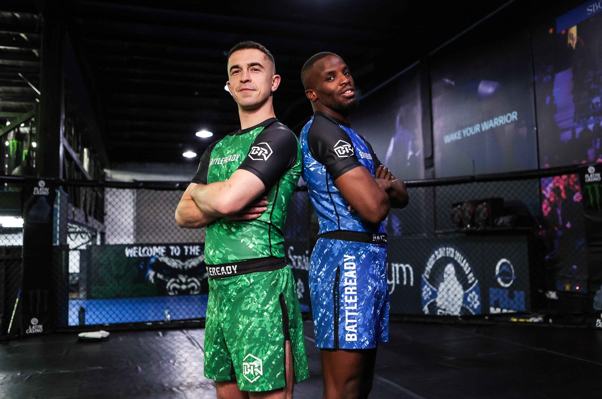 Blue High Split Shorts V2