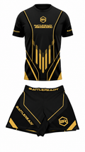 High Split Shorts and Performance T-Shirt