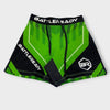 Green High Split MMA Shorts