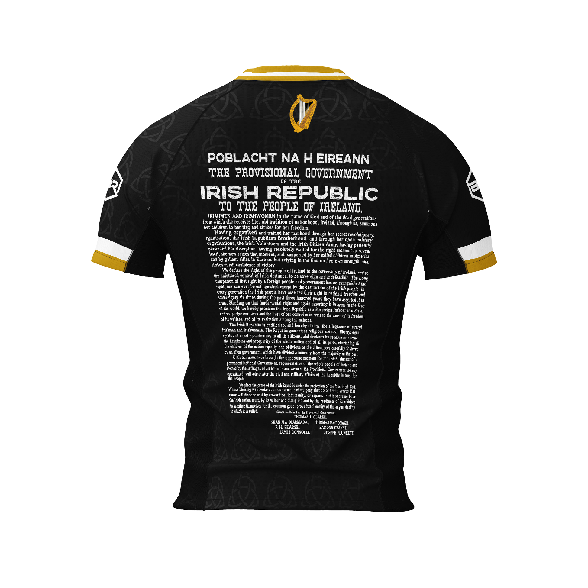 1916 Commemoration Rashguard - Black - BattleReady Fightwear