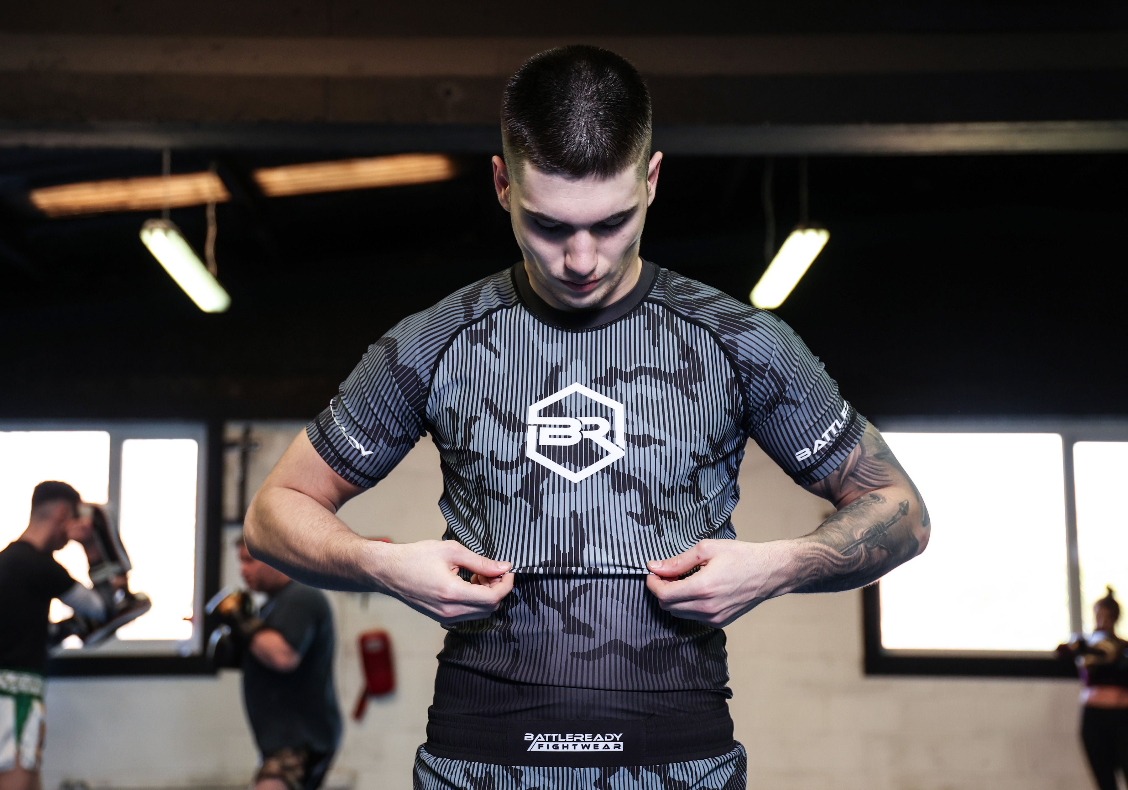 Black Camo Rash guard