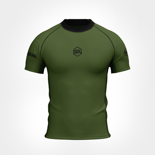 BR Khaki Rash guard - BattleReady Fightwear