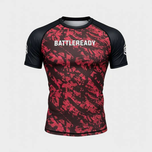 Red Vortex Rash Guard