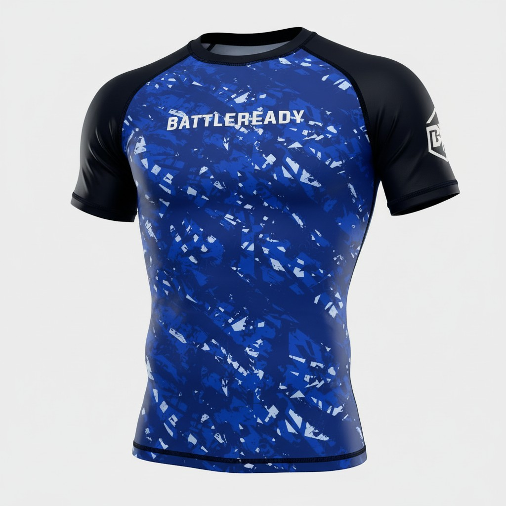 Blue Vortex Rash Guard