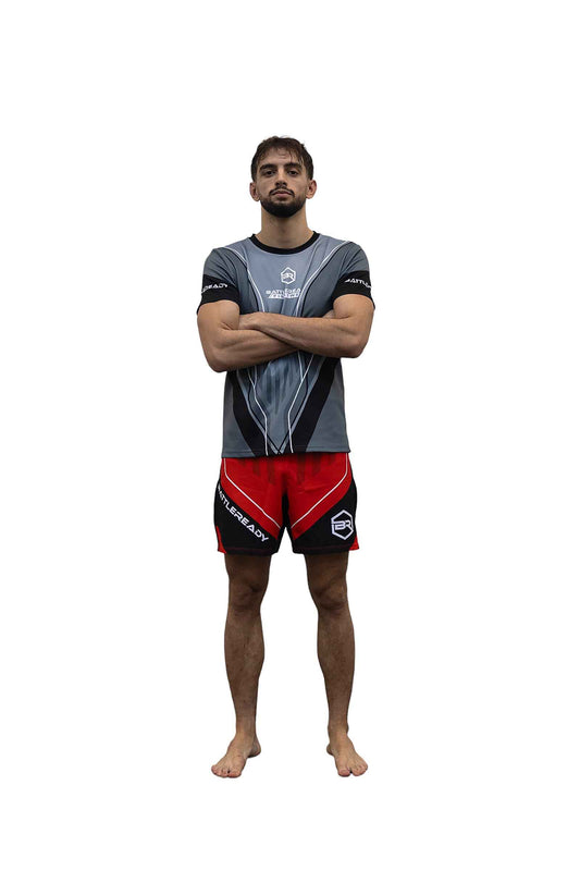 High Split MMA Shorts – Gladiator-Style BattleReady Fightwear