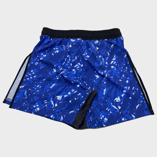 Blue High Split Shorts V2
