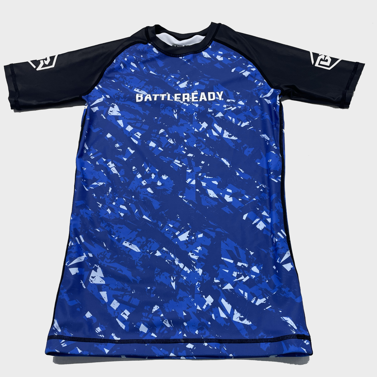 Blue Vortex Rash Guard - BattleReady Fightwear