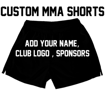 Custom High Split MMA Shorts