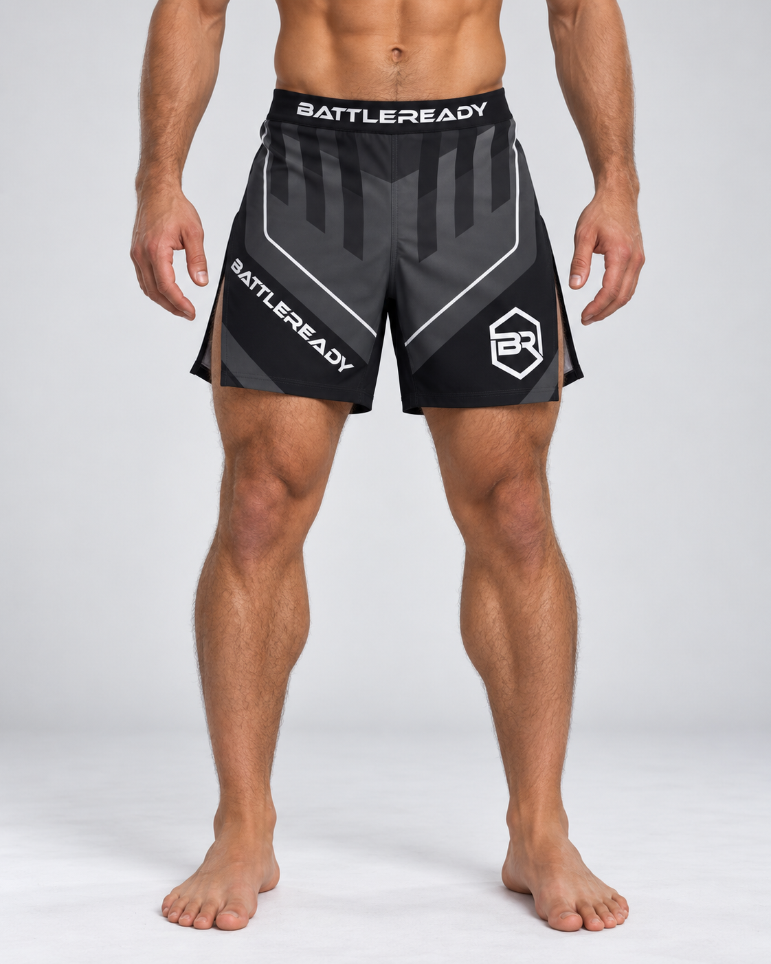 High Split MMA Shorts