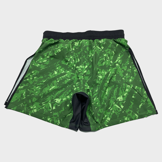 Green High Split Shorts V2