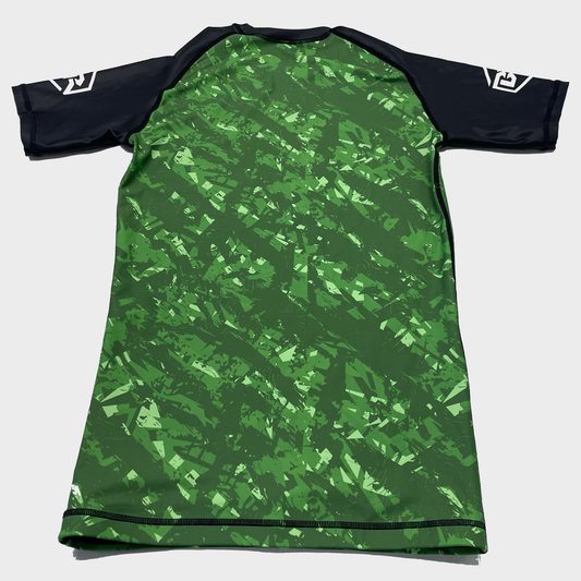 Green Vortex Rash Guard