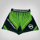 Green High Split MMA Shorts