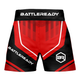 Red High Split MMA Shorts