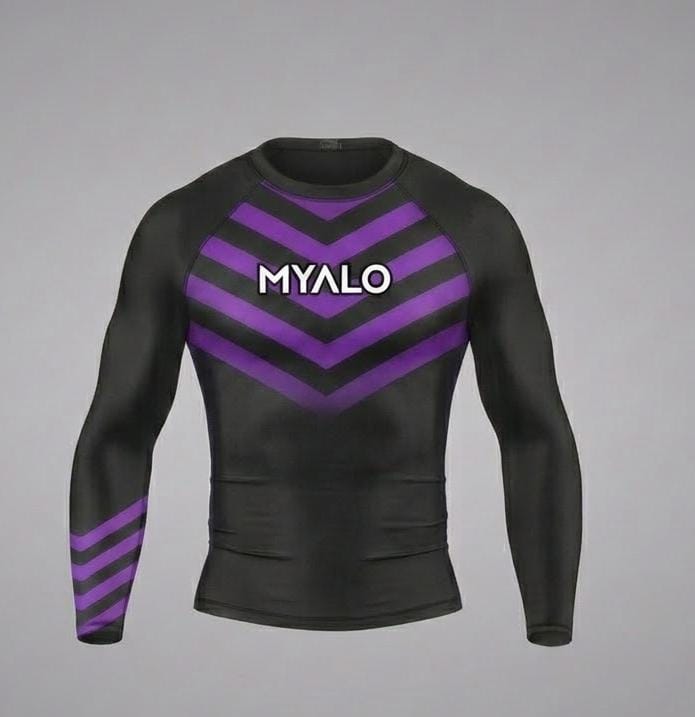 Myalo Purple Ranked Rashguard