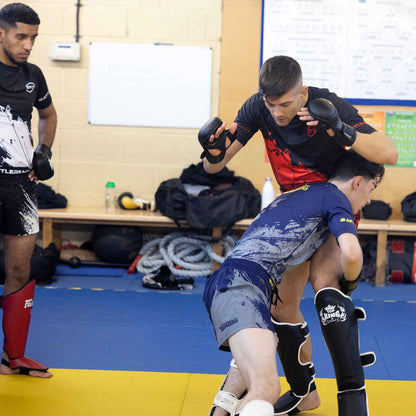 Hybrid MMA Fight Shorts - Navy/Grey