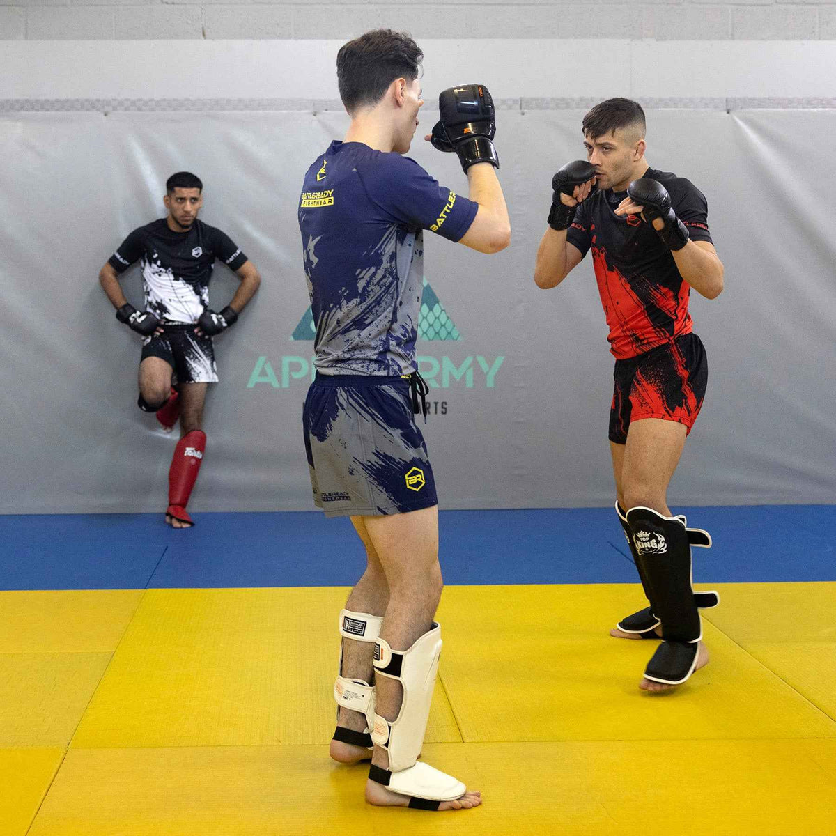 Hybrid MMA Fight Shorts - Navy/Grey