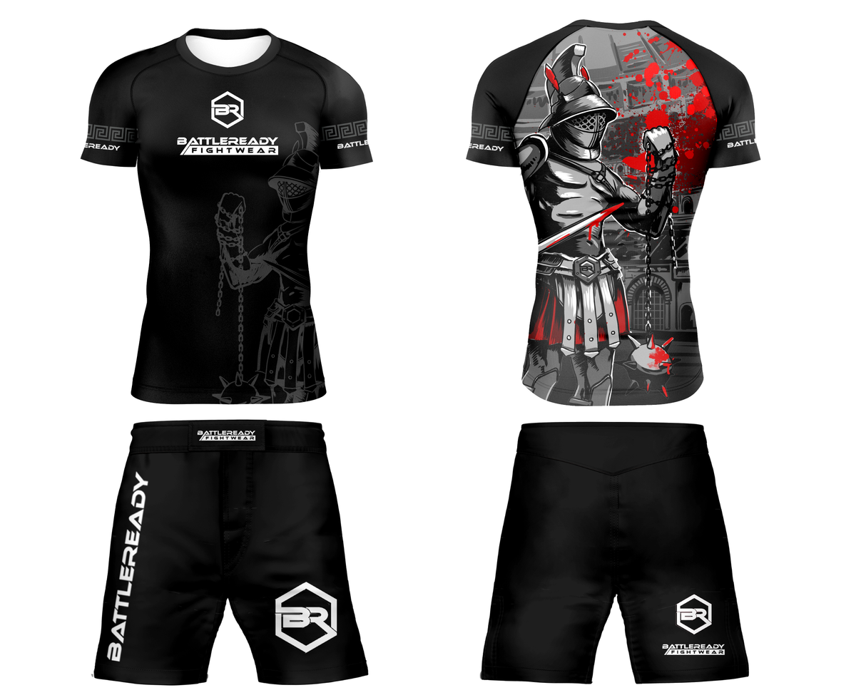Gladiator Short Sleeve Rashguard - BattleReady Fightwear