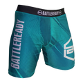 Vale Tudo MMA Compression Fight Shorts - Teal