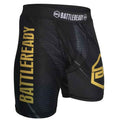 Vale Tudo MMA Compression Fight Shorts - Black/Gold