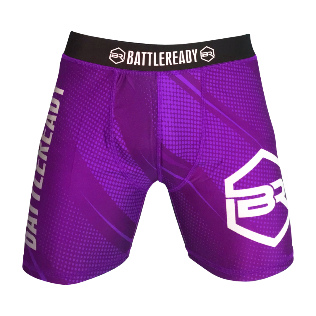 Vale Tudo MMA Compression Fight Shorts - Purple