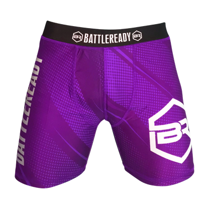 Vale Tudo MMA Compression Fight Shorts - Purple