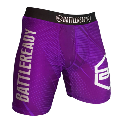 Vale Tudo MMA Compression Fight Shorts - Purple