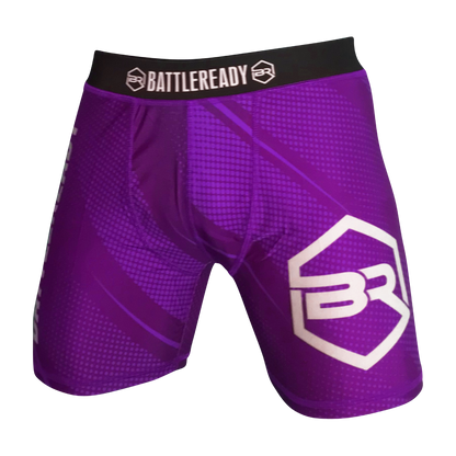 Vale Tudo MMA Compression Fight Shorts - Purple