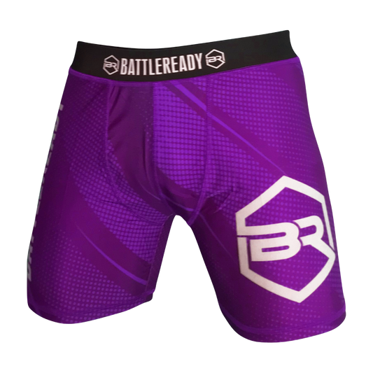 Vale Tudo MMA Compression Fight Shorts - Purple