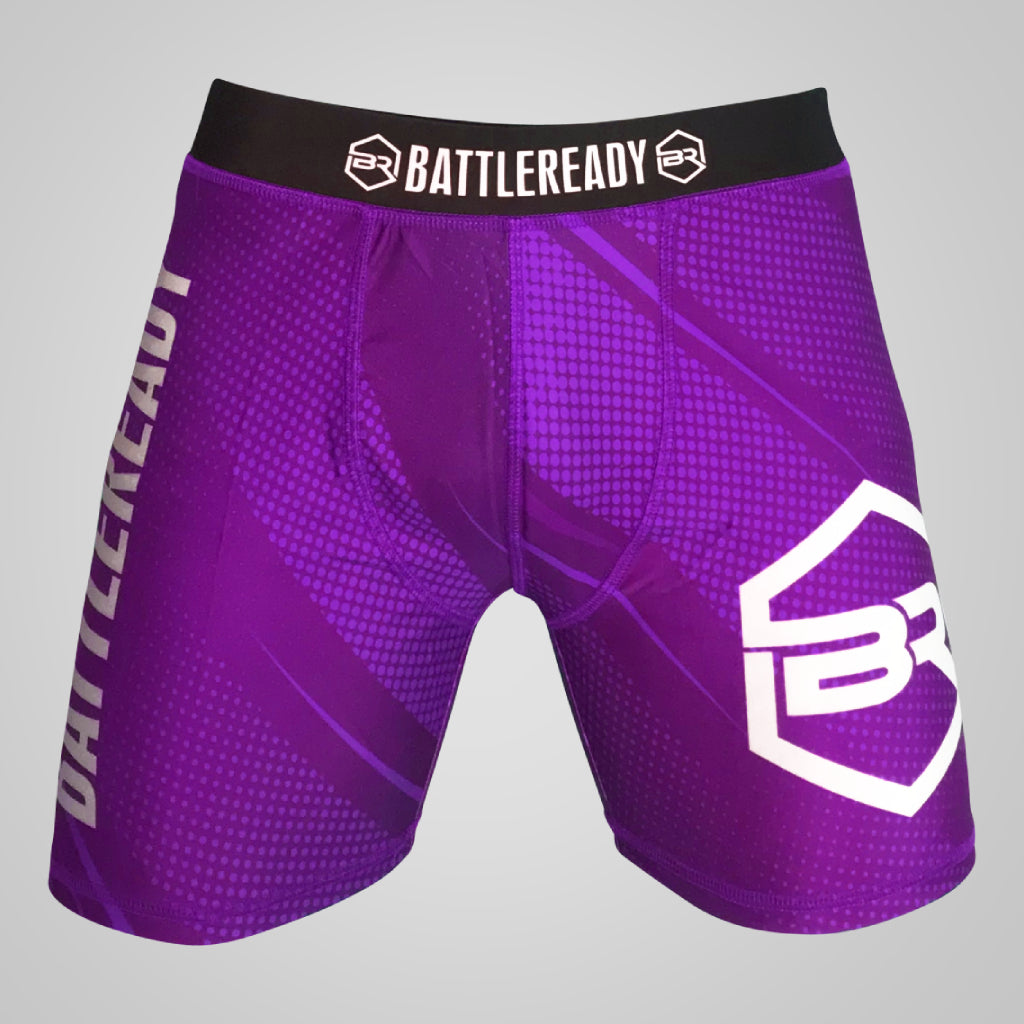 Vale Tudo MMA Compression Fight Shorts - Purple