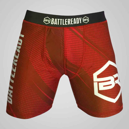 Vale Tudo MMA Compression Fight Shorts - Red